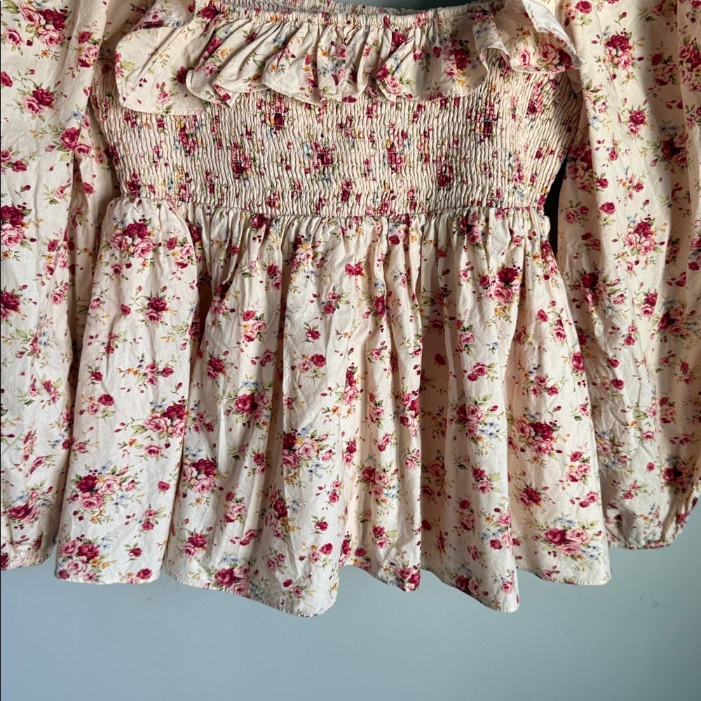 Tuckernuck Hyacinth House Addison blouse Medium - Picture 5 of 8